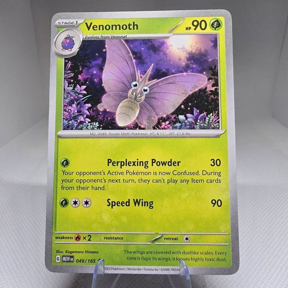 Venomoth 49 Pokemon Scarlet & Violet 151 mew